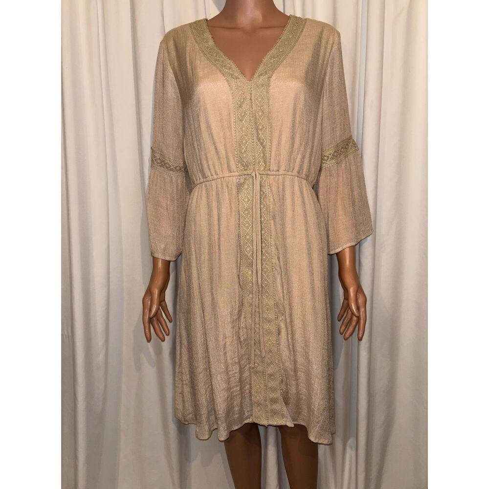 NWT Indigo Rose Bohemian Dress Size Large